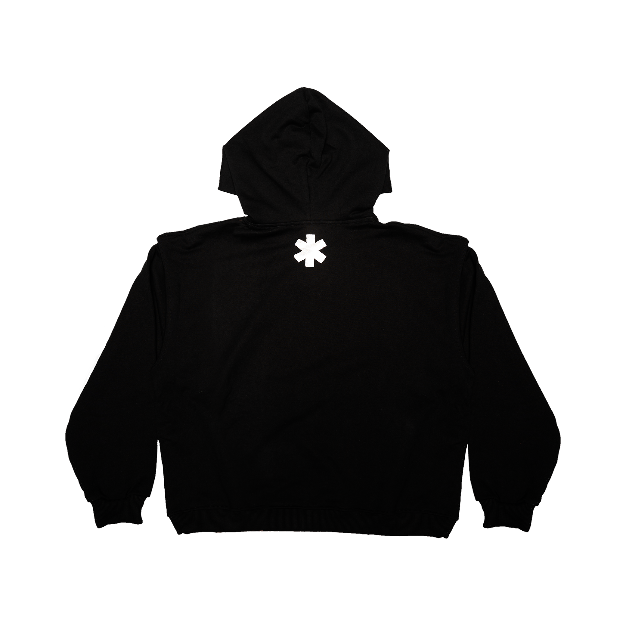 FEMME FATALE CROSS POCKET HEAVY COTTON HOODIE