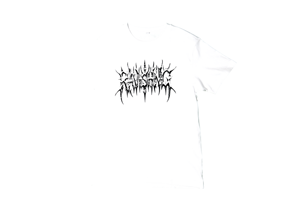 PUNK ROSARY WHITE HEAVY COTTON T-SHIRT [HALLOWEN LIMITED-ED. 11]