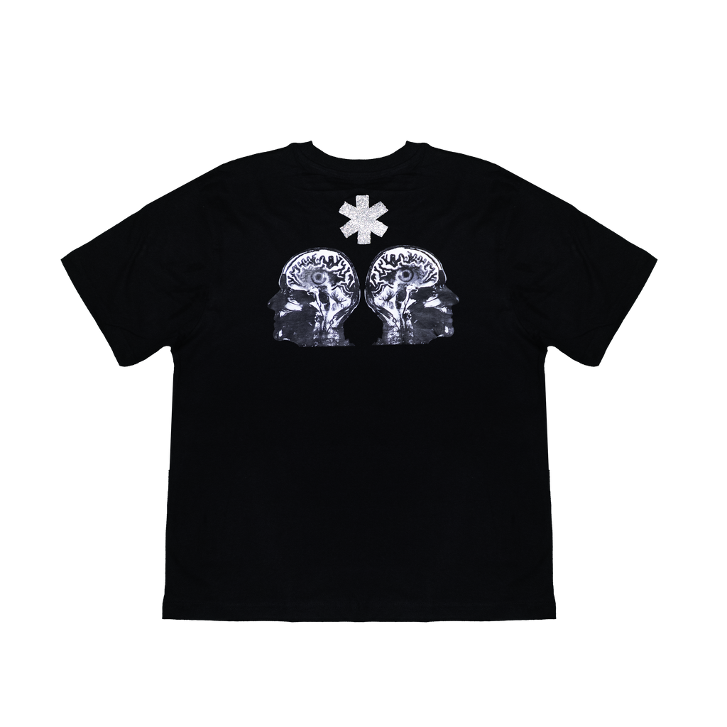 SCHIZOFRENIA BLACK HEAVY COTTON T-SHIRT