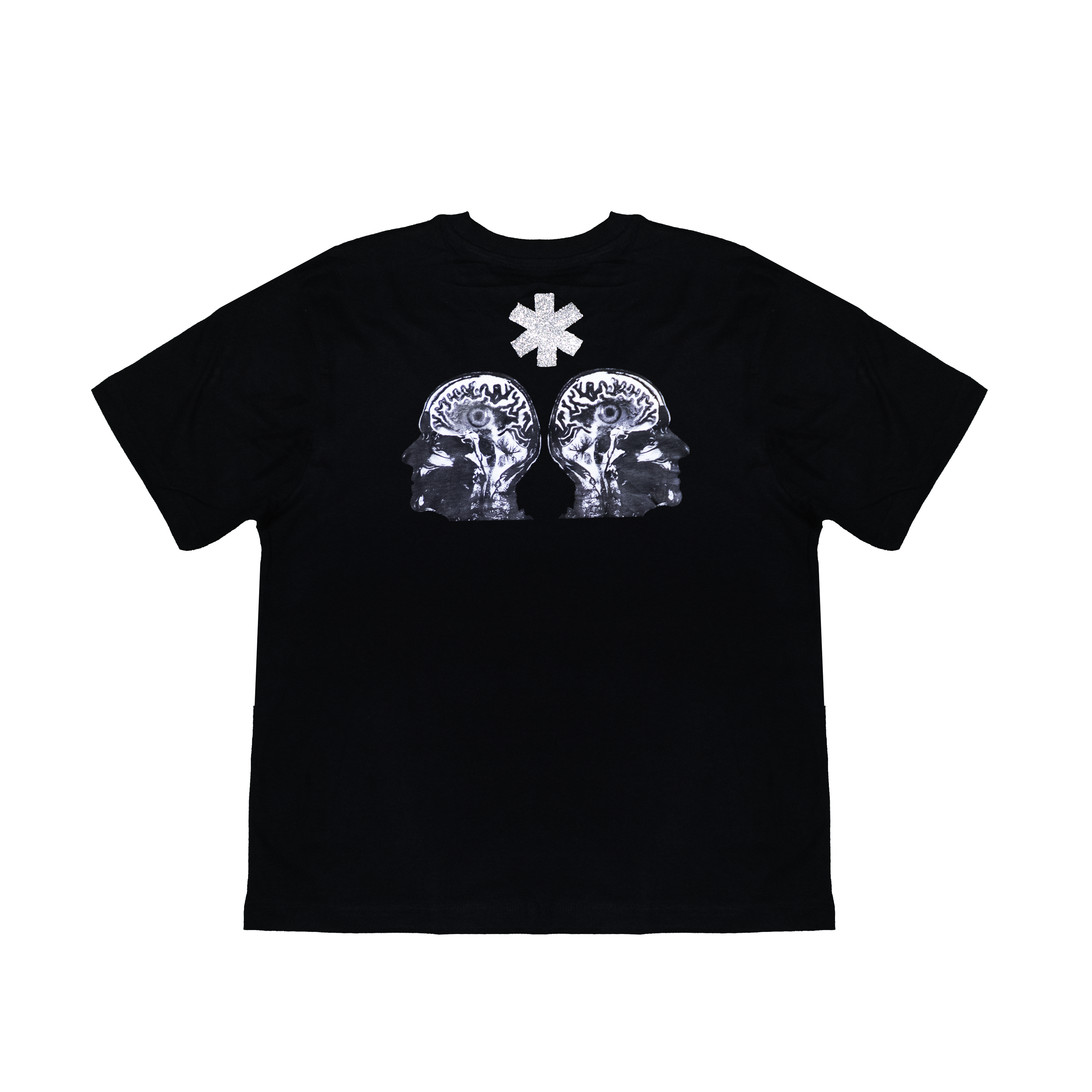 SCHIZOFRENIA BLACK HEAVY COTTON T-SHIRT